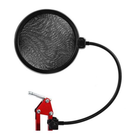 [MUSIC] -  TaffSTUDIO Pop Shield Filter Mikrofon Dual Layer BOP - MPF-6 - Black