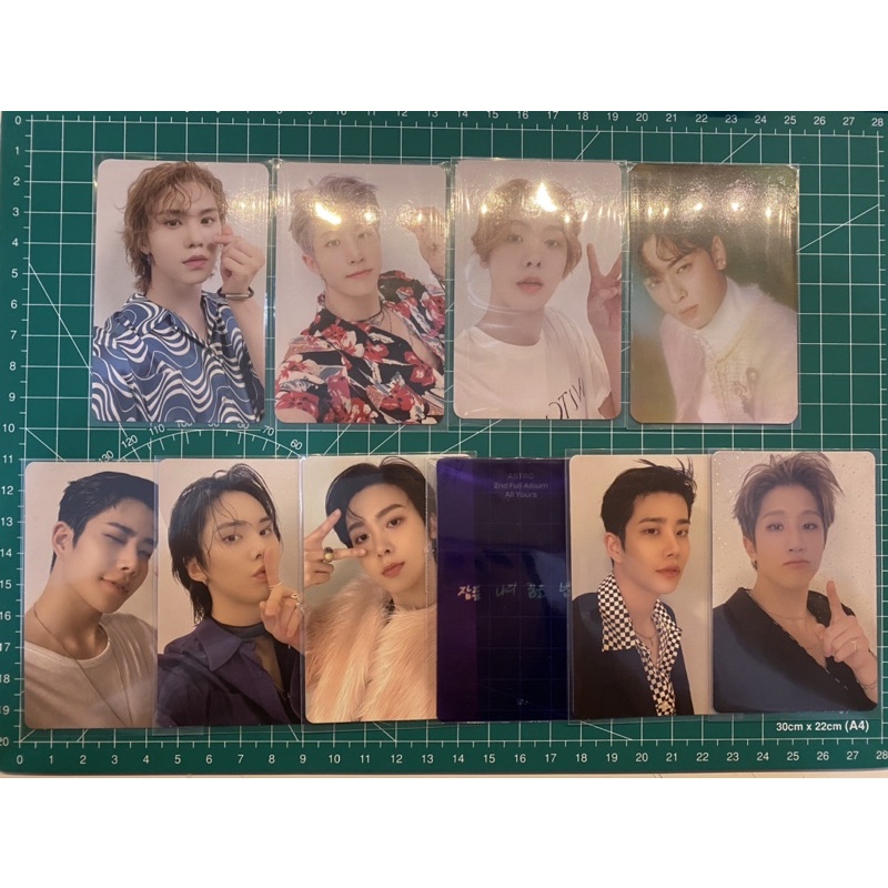 [READY] OFFICIAL PHOTOCARD ASTRO EUNWOO, SANHA, MJ, ROCKY, JINJIN - ALL LIGHT, ALL YOURS, SWITCH ON