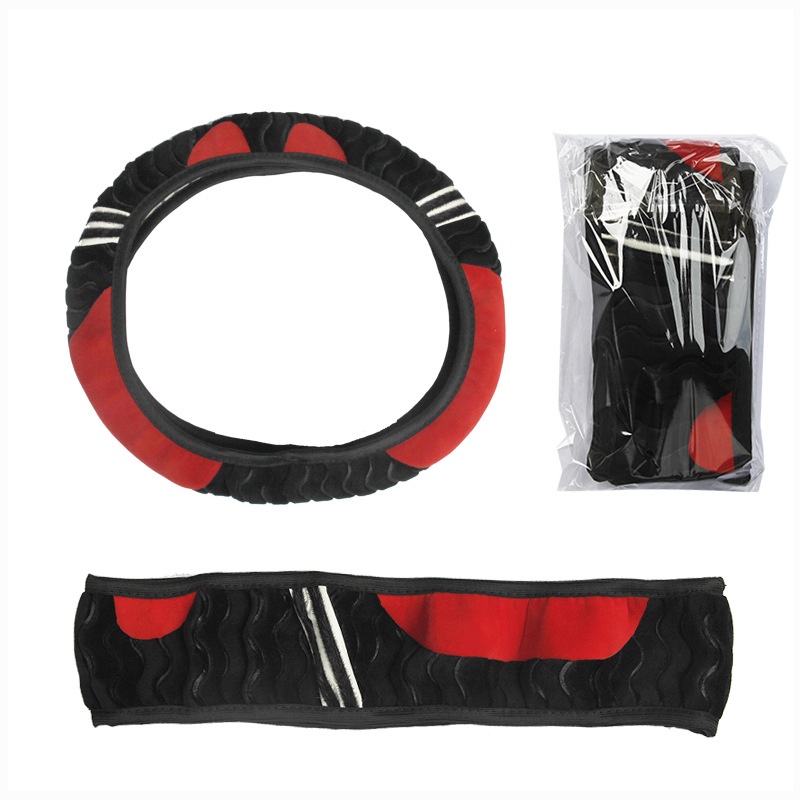 Setir Setir Diameter 38cm Tanpa Ring Dalam Elastic Band/Penutup Setir Kemudi Mewah Aksesoris Mobil Universal