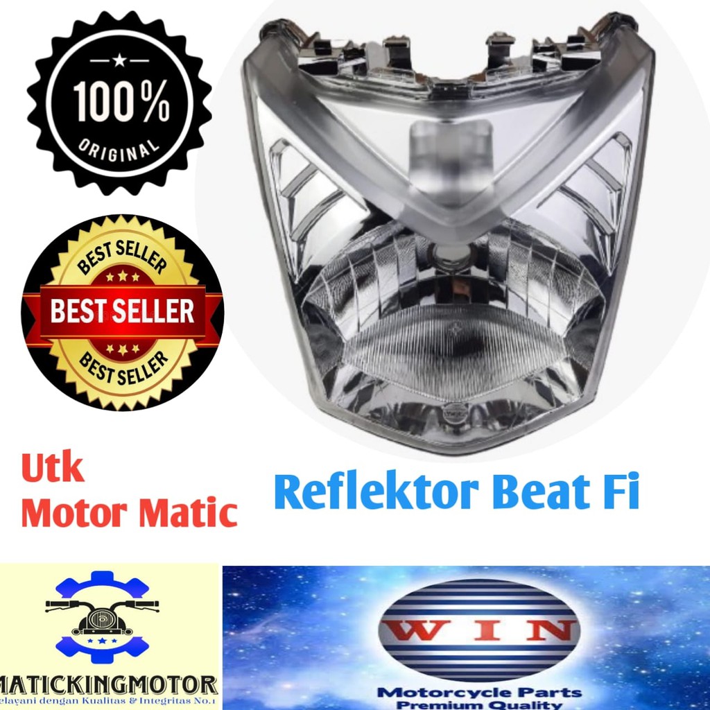 Reflektor Lampu depan Beat Fi WIN