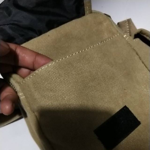 Tas selempang mini kanvas impor plus pinggang  - selempang kecil - tas hp