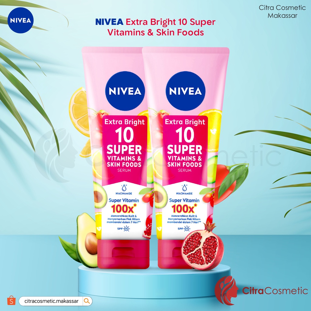 Nivea Extra Bright 10 Super Vitamin &amp; Skin Food 180 Ml