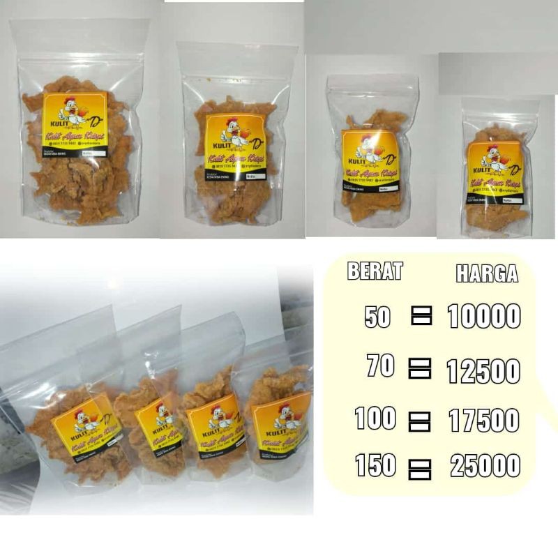 

Kulit Ayam crunch