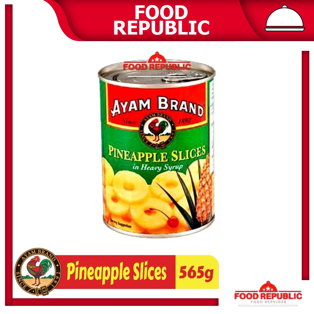 AYAM BRAND FRUIT 565 GR TROPICAL COCKTAIL / PINEAPPLE NANAS SLICE