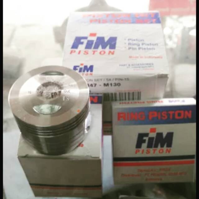 PISTON KIT bore up 130 cc MIO XB MERK FIM