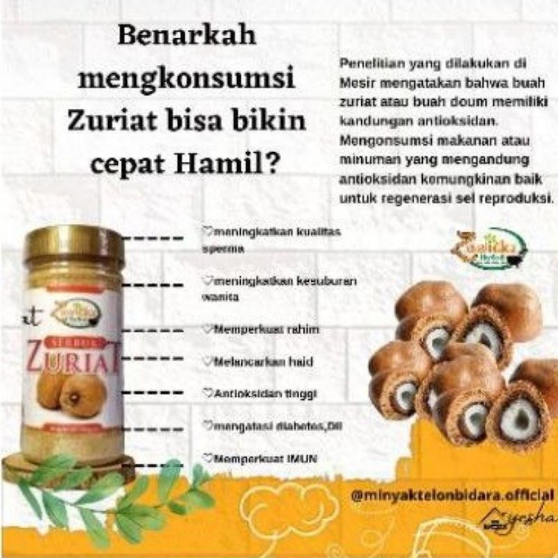 SERBUK ZURIYAT ZEEIDA HERBAL