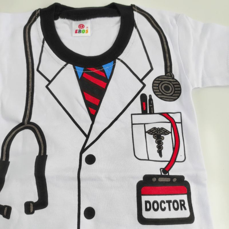 EROS profesi kostum DOKTER setelan baju celana anak bayi SNI