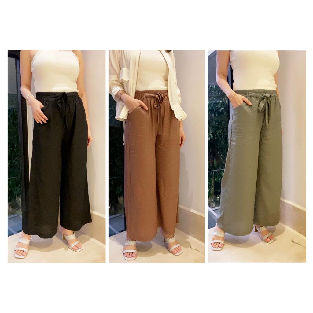 (COD) OH Fashion Celana Kulot Premium Rubi Cullote Pants #7353