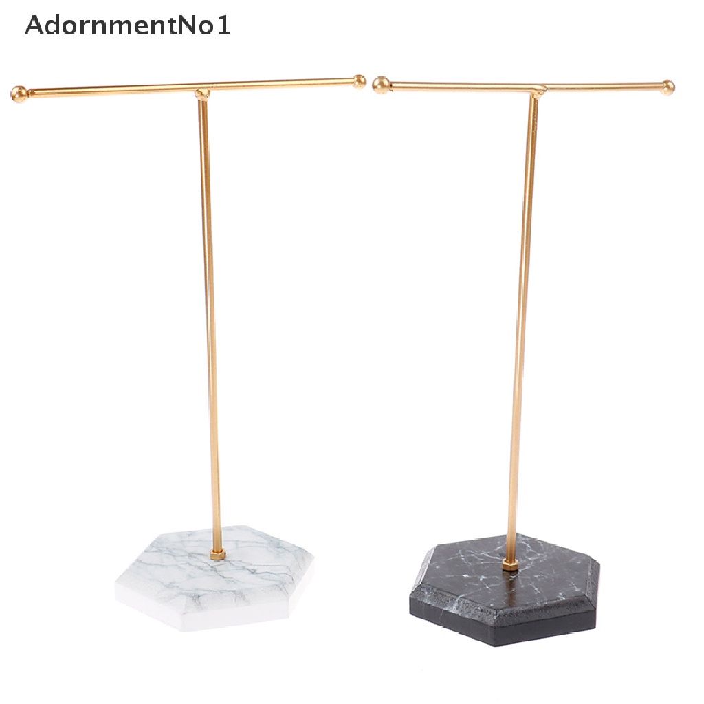 (AdornmentNo1) Stand Display Perhiasan Bentuk T Untuk Anting / Cincin / Kalung / Jam Tangan