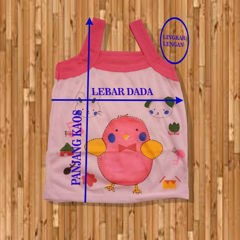 SINGLET KAOS DALAM GAMBAR ANAK TALI KECIL