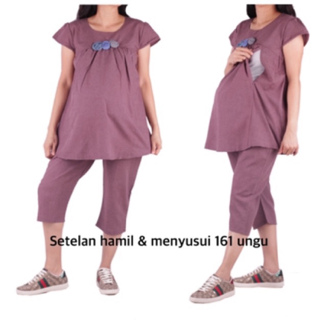 Setelan hamil 3/4 menyusui 161 baju hamil