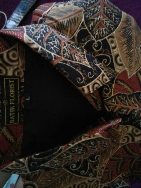 Dwi Sukmo Cabut Sogan Kemeja Batik Pria Katun Cabut Primisima Full Furing