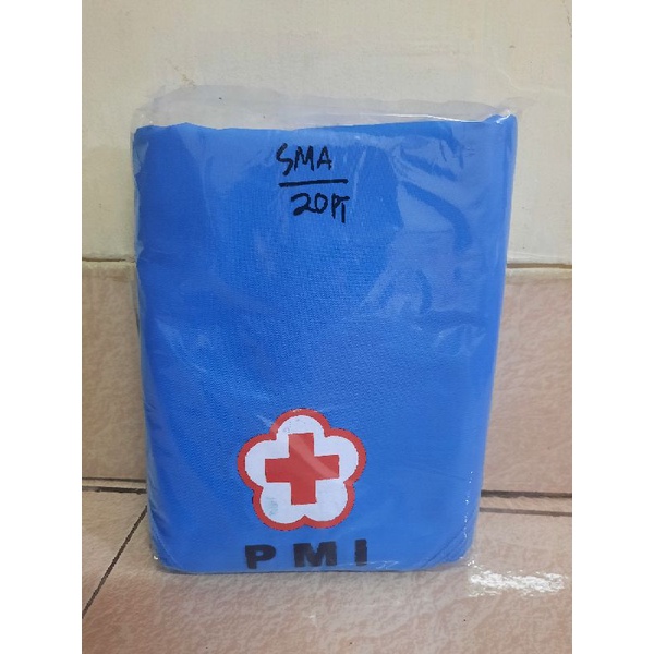 Syal PMI SMA sablon-Biru