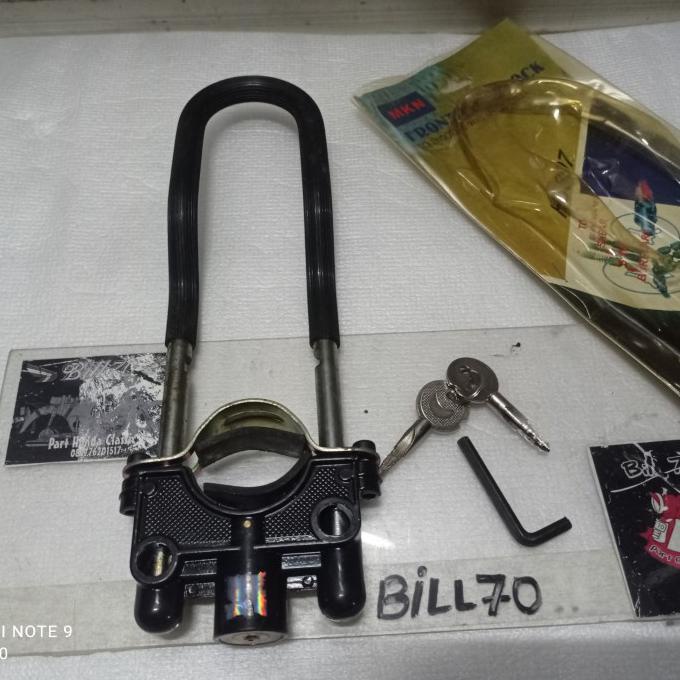 Diskon Kunci Ganda Kunci Roda Pengaman Motor Honda Yamaha Suzuki