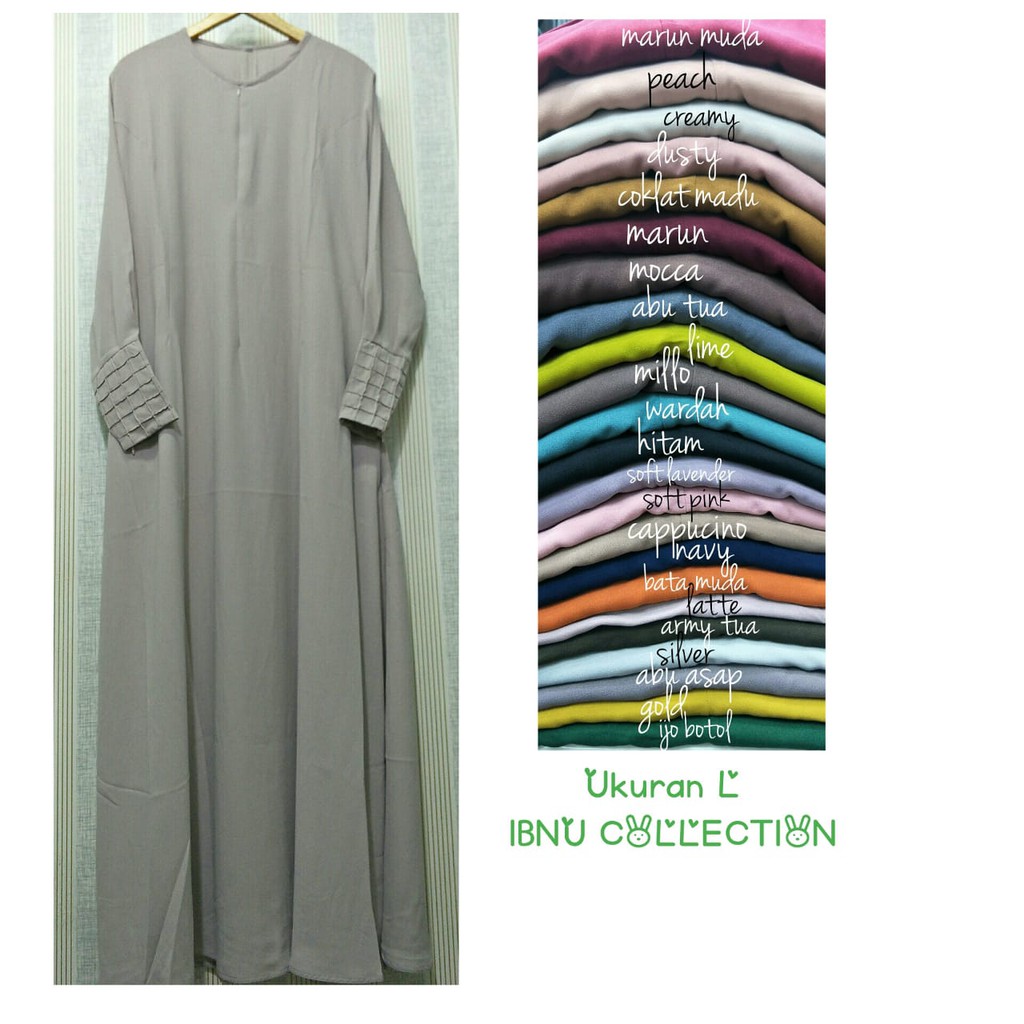 Gamis syar'i ibnu collection ukuran L