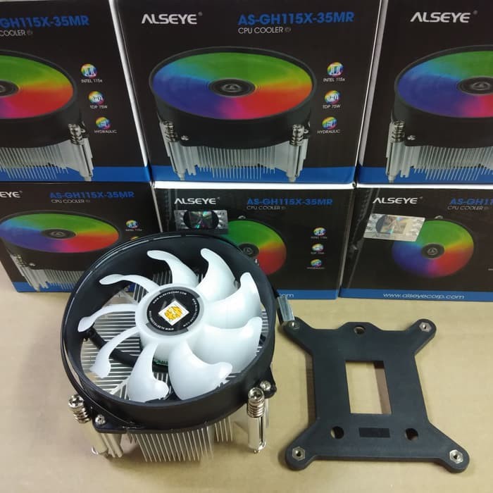 Alseye AS-GH115X-35MR Auto RGB Fan Processor intel - CPU Cooler RGB