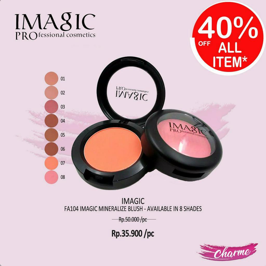 (READY &amp; ORI) IMAGIC Mineralize Blush BlushOn Perona Pipi FA104 FA 104