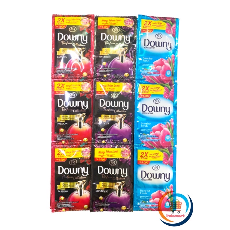 Downy Pewangi dan Pelembut Pakaian 20 ml 1 Renceng Isi 6 pcs