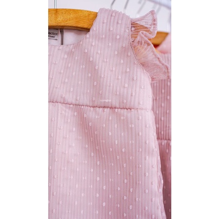 ccollecti0n / Juliette Dress / Dress Pesta Anak / Baju Terusan Bayi / Motif Polkadot