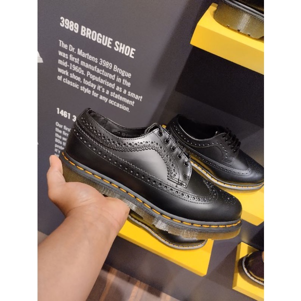 SALE SEPATU DOCMART DR MARTENS 3989 BROGUE BLACK SIZE 36 - 46 NEW ORIGINAL
