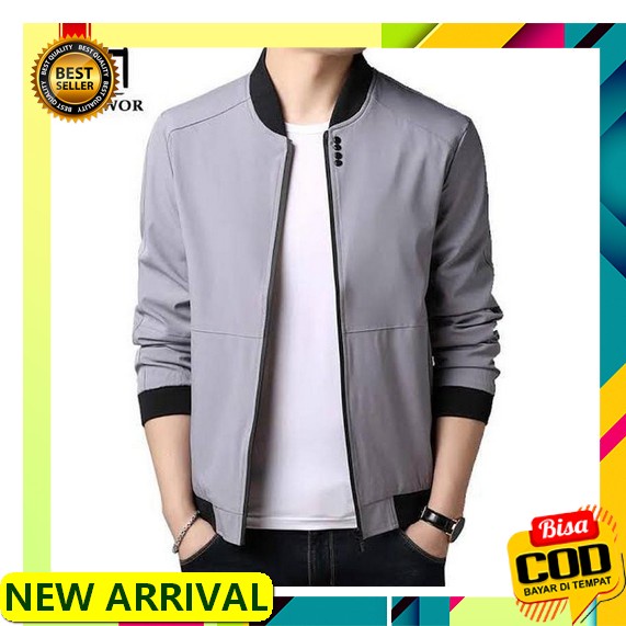 Jaket Pria Bahan Taslan Jn - Jaket Anti - Jaket Taslan - Jaket Semi Parka Original Sensor - Jaket Pr