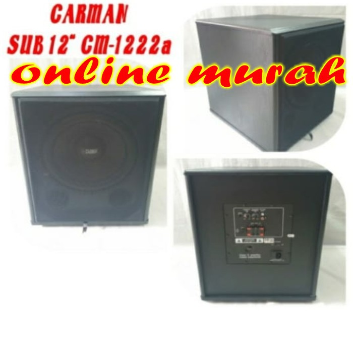 subwoofer aktif crimson carmen cm1222a cm 1222a 12 inch original