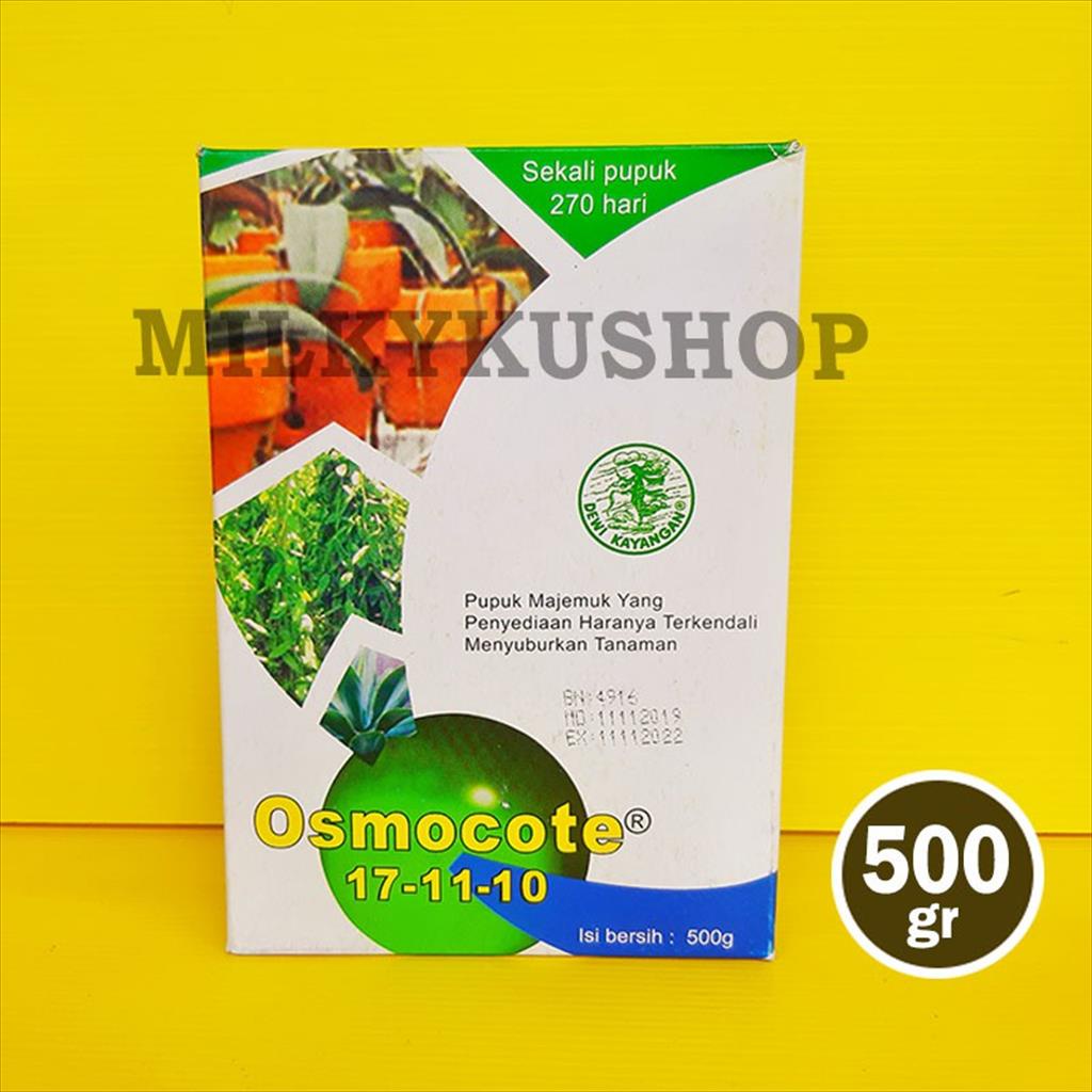 PUPUK OSMOCOTE 17 11 10 500 GRAM KEMASAN PABRIK DEKASTAR DAUN