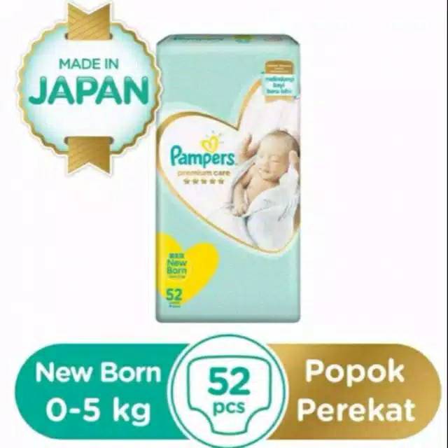 Pampers Premium Care NB 52 (perekat) | Shopee Indonesia