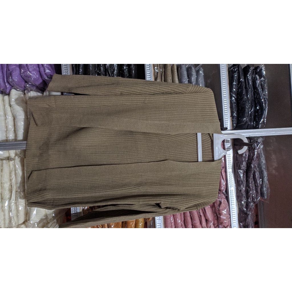 cardigan breska,cardigan GPS,cardigan rajut,kardigan rajut-mocca