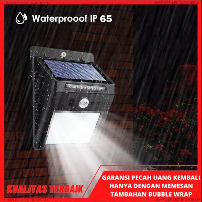 Lampu Dinding LED COB Tenaga Matahari Solar Motion Sensor Light Waterproof