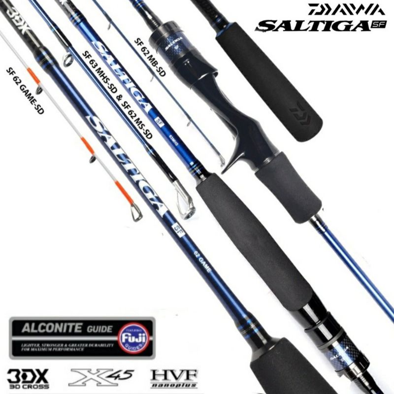 Joran Daiwa Saltiga SF | light jig | 62 MS | 63 MHS | 62 MB