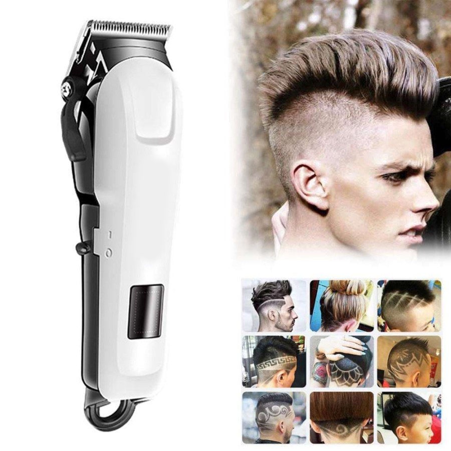 Hair Clipper Alat Cukur Rambut Elektrik Portabel Baterai Charger Finito