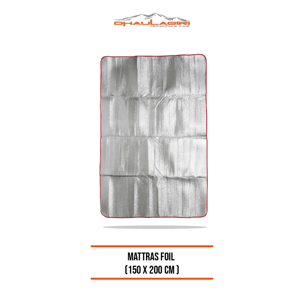 Matras Alumunium Foil 150x200 Dhaulagiri Large Foil Mattress Original Mat Alas Tidur Tenda