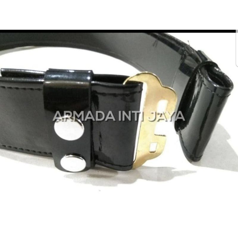 Tali Kopel kulit polos PUTIH|Tali kopel polos security putih|Kopel putih polos satpam Kopel dishub