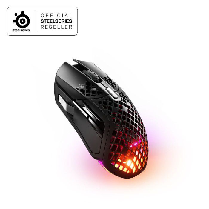 Steelseries Aerox 5 Wireless - Gaming Mouse Ultra Lightweight Multi Genre - Original - Garansi Resmi 1 Tahun