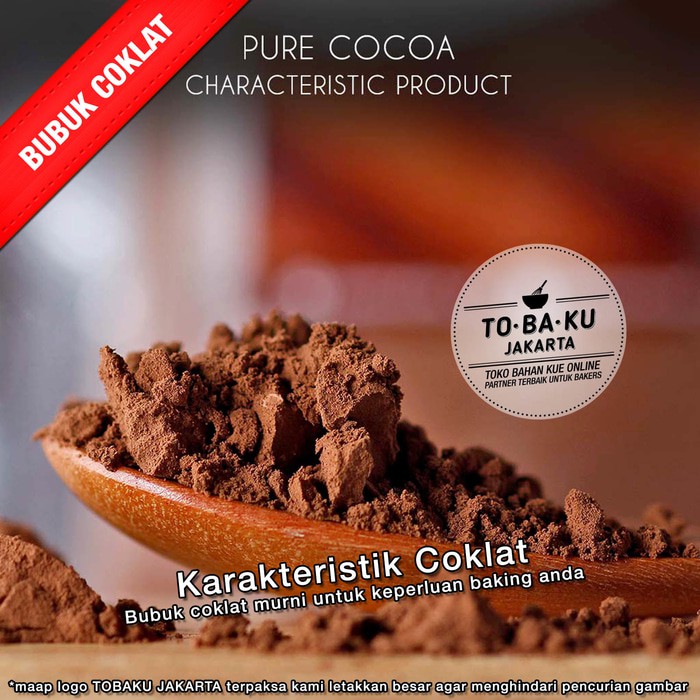 

HOT SALE COKLAT BUBUK COCOA POWDER PURE COKELAT MURNI TANPA CAMPURAN - 500GR !!!