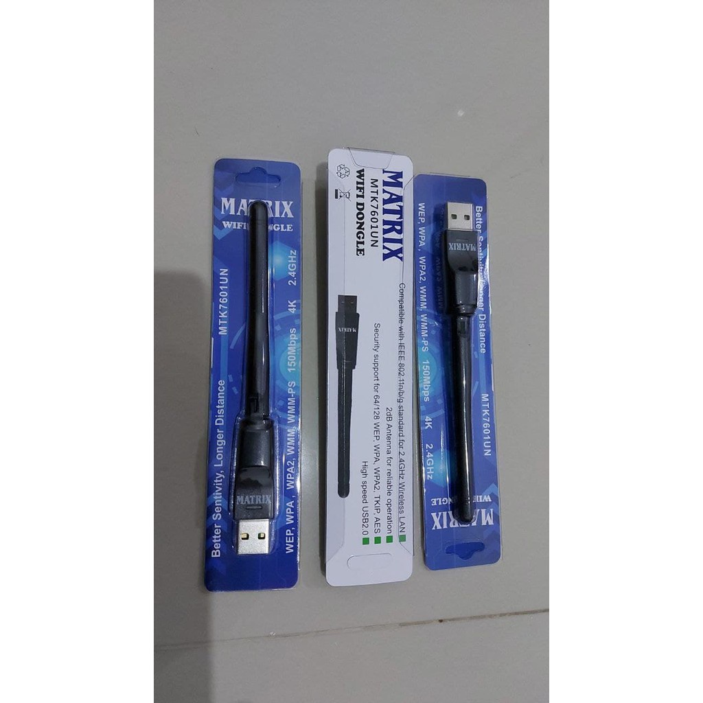 Matrix Wifi Dongle Usb MT7601 untuk Set Top Box DVBT2, support Matrix Apple, Evinix, Tanaka, Venus, Goldsat revo , Superhd, Evercoss dll