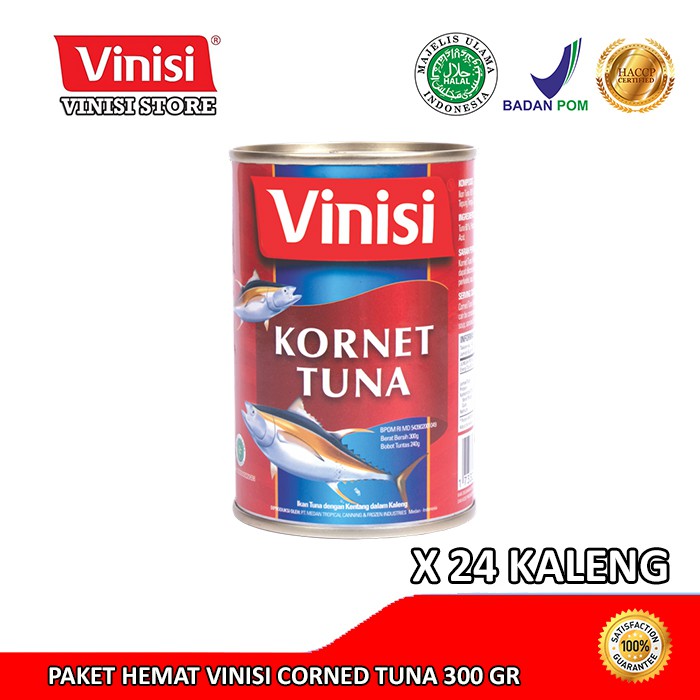 

Paket Hemat 1 Karton (24 Kaleng) Vinisi Corned Tuna 300 Gr