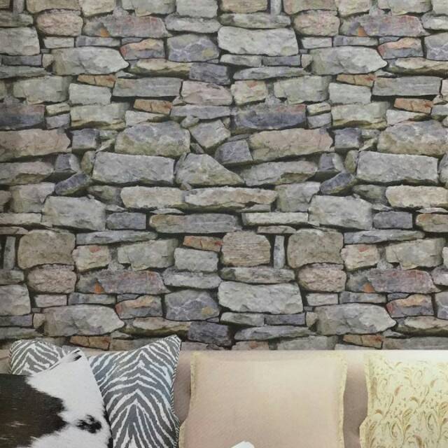 Terbaru 17 Wallpaper  Dinding 3d  Batu  Alam  Rona Wallpaper 