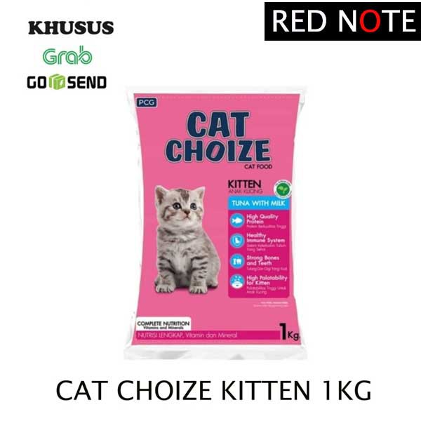 CAT CHOIZE Kitten SALMON/TUNA 1Kg (Grab/Gosend)