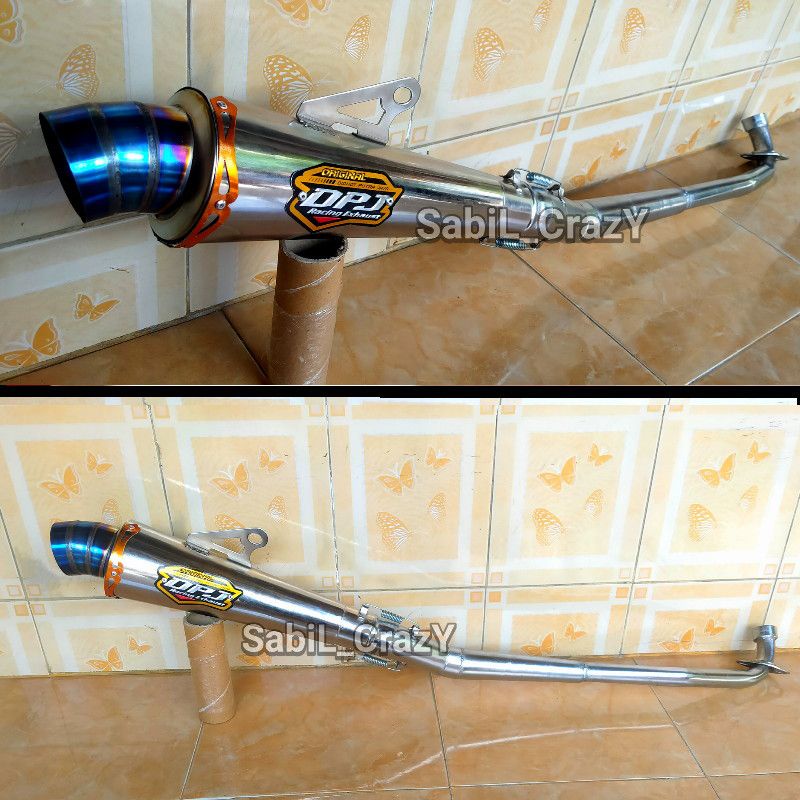Knalpot Racing DPJ Jupiter Supra Revo Vega Smash Shogun Karisma Blade Astrea grand C70 Kirana win100
