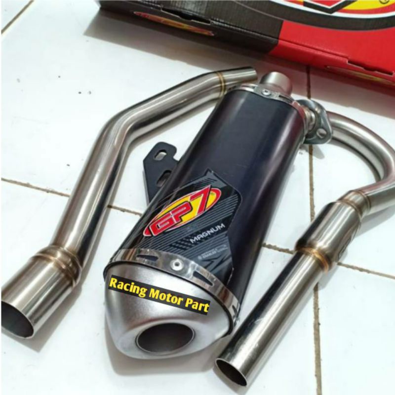 Knalpot Kenalpot Gp7 Magnum Klx - Dtracker Original GP7