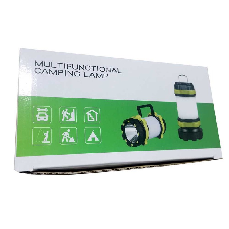 Senter LED T6 Lampu Darurat Emergency Outdoor Power Bank USB Recharge