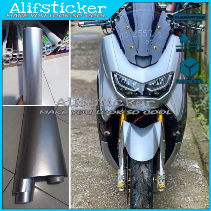 Stiker Skotlet Silver Candy Metalik Stiker Skotlet Motor Metalic Candy Skotlet Merah Candy Skotlet G