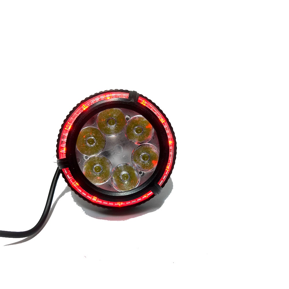 LAMPU SPION LED UNIVERSAL LAMPU DEPAN FLASH FULL COLOUR motor