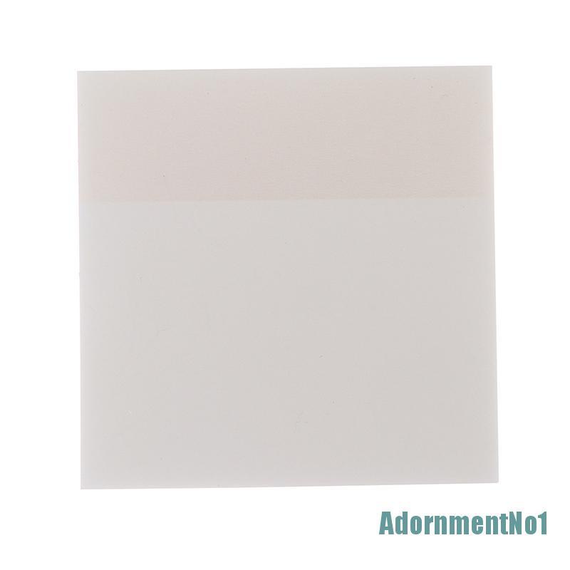 (AdornmentNo1) 50 Lembar Kertas Memo Sticky Note Transparan Anti Air