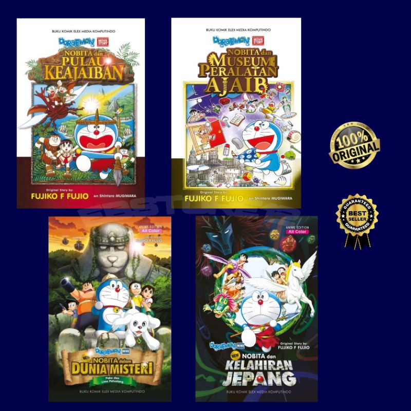 Komik Doraemon - Nobita &pulau keajaiban - Museum Peralatan ajaib - Kelahiran jepang - Dunia Misteri