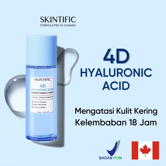 ❤️ MEMEY ❤️ SKINTIFIC 4D Hyaluronic Acid Barrier Essence Toner 100ml