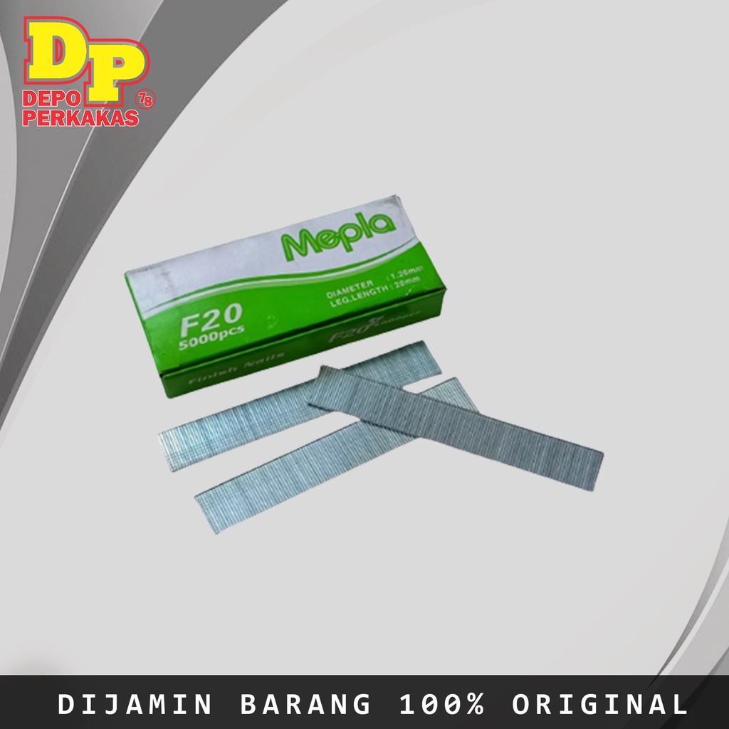 

Isi Paku Tembak Angin Staples Nails F Mepla Hijau F20 F 20