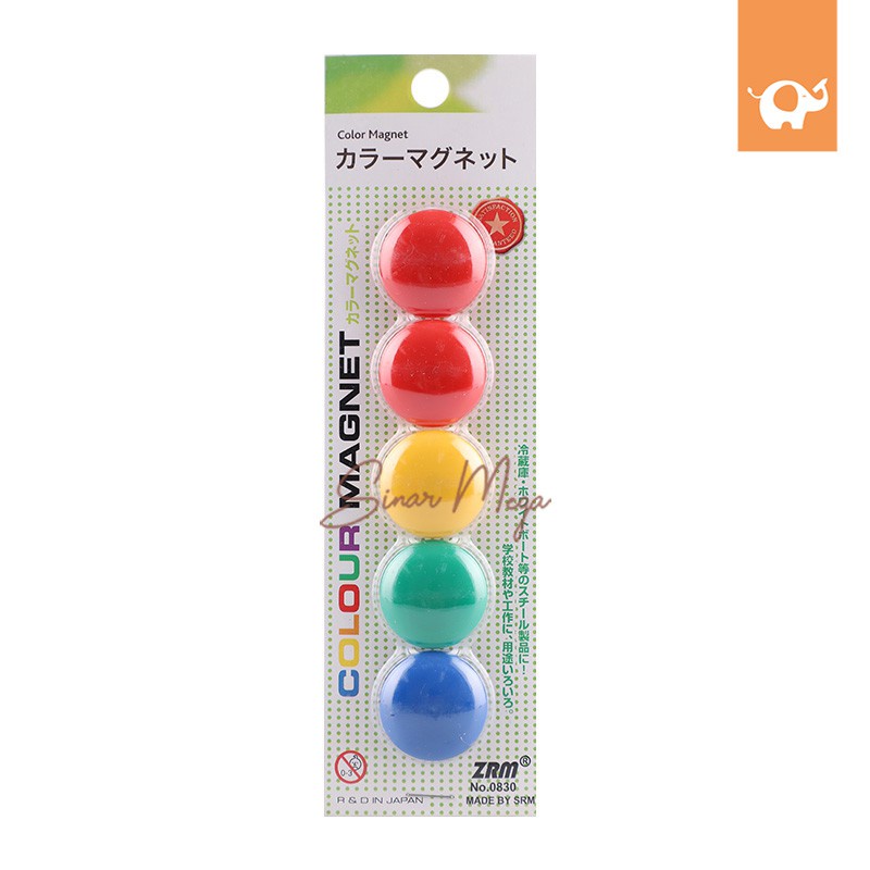 

ZRM Colour Magnet 0830/ Color Magnetic Clip Murah